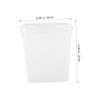 1pc Plastic Ice Container with Lid Cold Drinks Holder for Tea Beer Storage Bucket for Parties and Daily Use Multifunctional Design view 2