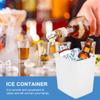 1pc Plastic Ice Container with Lid Cold Drinks Holder for Tea Beer Storage Bucket for Parties and Daily Use Multifunctional Design view 4
