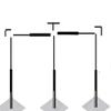Adjustable Curved Pipe and Drape Backdrop Support Kit w/Weighted Steel Base Telescopic Pole Pipe Drape Balloon Column Arch Curtain Frame Set Design for Ceremony Birthday Party (10ft X 10ft, Sliver) view 4