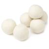 6pcs Natural Reusable Laundry Drying Balls Practical Environmentally Friendly Home Wool Dryer White Balls for Clothes view 1