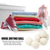 6pcs Natural Reusable Laundry Drying Balls Practical Environmentally Friendly Home Wool Dryer White Balls for Clothes view 4