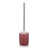 kela 24413 Toilet Brush and Container, 2-Piece Toilet Brush and Container, Glossy Ceramic, Red, AVA view 1