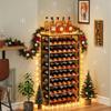 Sonyabecca 48 Bottles Wine Rack Freestanding Floor with Wood Top, 8 Tier Wine Bottle Holder, Wine Storage for Kitchen Pantry, Tall Wine Bar Stand Shelf Display 25.2''L X 10.7''W X 47.2''H view 4