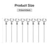 8pcs Metal Cocktail Stick, 4.5" Deer Head Martini Olive Skewers Decor Picks view 2