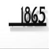 Art Nouveau 3 Modern House Numbers - Black with Black Acrylic - Contemporary Home Address - Number Sign - Door Number - Room Number (3 Numbers 6" / 15 cm, Matte White) view 1