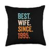 Best Wife Since 1995 | 31st wedding anniversary 31 years Throw Pillow view 1