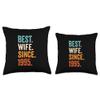 Best Wife Since 1995 | 31st wedding anniversary 31 years Throw Pillow view 3