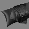 Ersmak Satin Body Pillow Cover, 20x54 Inches Black Ultra Soft Satin Body Pillow Case for Hair and Skin, Silky Slip Cooling Long Side Satin Body Pillow Pillowcase with Envelope Closure view 3