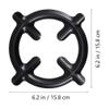Gas Stove Holder for Coffee Pot 2 Cup Maker Burner Ring Support Stove Top Pot Grate Holder Kitchen Cooking Stability 6.22X6.22X0.19In 2 Pack view 3