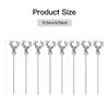 8pcs Metal Cocktail Stick, 4.5" Deer Head Martini Olive Skewers Decor Picks view 2