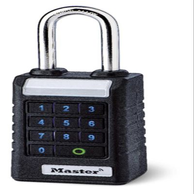 Master Lock 6400EURLJENT Professional Bluetooth Smart Padlock [Bluetooth Compatible with Smartphones] [Long Shackle] [Weatherproof]