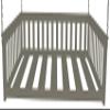 Furniture Barn USA Pine Full Mission Hanging Daybed with Chain, Graphite view 1