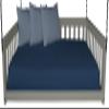 Furniture Barn USA Pine Full Mission Hanging Daybed with Chain, Graphite view 2