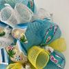 Good Times and Tan Lines Handmade Deco Mesh Summer Wreath. Available in 24 inch and 28 inch diameters. view 4