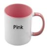 12pcs 11oz Sublimation Coffee Mugs Blanks,Two Tone Color, AAA Quality (Pink) view 2