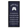 Stupell Industries Blue Gamer Rules Motivational Phrases for Children view 1