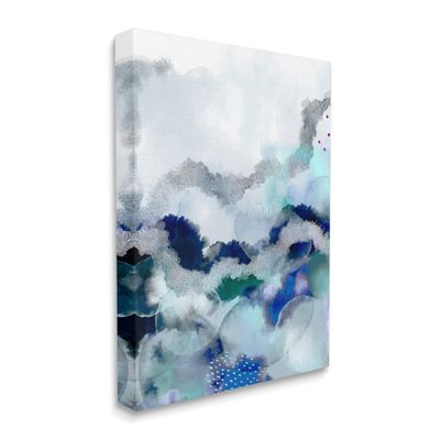 Stupell Industries Bubbling Sea Floor Abstraction Fluid Blue Green