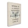 Stupell Industries How Beautiful Change Can Be Quote Spring Butterfly view 1