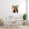 Stupell Industries Female with Tropical Florals in Hair Palm Leaves view 2