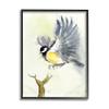 Stupell Industries Yellow Belly Bird Spread Wings Over Tree Branch view 1