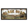 Stupell Industries Black Bear Trading Post Rustic Forest Animal view 1