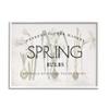 Stupell Industries Spring Weekend Flower Market Advertisement Vintage Bulbs view 1