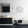 Stupell Industries Please Wash Your Hands Sign Floral Wreath Linework Canvas Wall Art view 2
