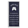 Stupell Industries Blue Gamer Rules Motivational Phrases for Children view 1
