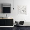 Stupell Industries Vintage Bathroom Soak in The Moment Phrase, Designed by Nina Pierce Canvas Wall Art, 30 x 30, Off- White view 2