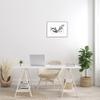 Stupell Industries Spring Floral Bicycle Basket Minimal Over White view 2
