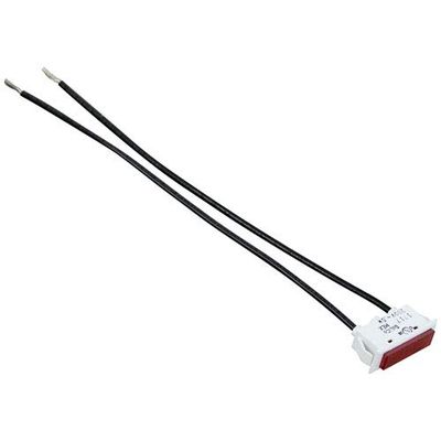 Exact FIT for Hobart 411496-000E6 Signal Light 3/8" X 1-5/16" RED 250V - Replacement Part BY MAVRIK