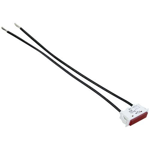 Exact FIT for Hobart 411496-000E6 Signal Light 3/8" X 1-5/16" RED 250V - Replacement Part BY MAVRIK