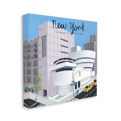 Stupell Industries New York Famous Museum Landmark Modern Architecture