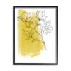 Stupell Industries Tree Blossom Branch Line Drawing Yellow Brush Pattern view 1