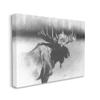 Stupell Industries Moose in Rustic Forest Realistic Pencil Drawing view 1
