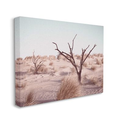 Stupell Industries Southwestern Desert Tree Landscape Soft Muted Brush