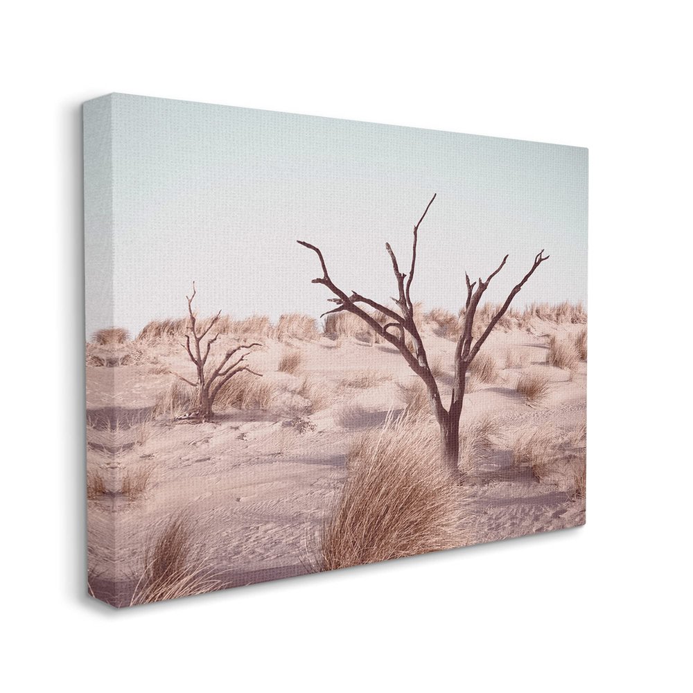 Stupell Industries Southwestern Desert Tree Landscape Soft Muted Brush