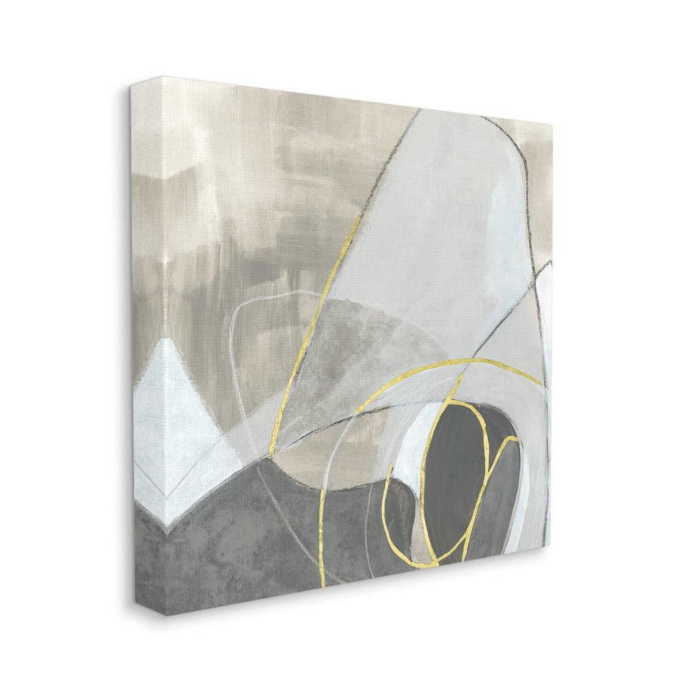 Stupell Industries Busy Rocky Landscape Abstraction Organic Circular Shapes