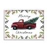 Stupell Industries Merry Christmas Red Holly Believe Farm Truck view 1