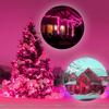 Pink LED Christmas String 100 Mini Fairy Lights Set, Green Wire 26.9 Ft Traditional Valentines Easter Holiday Dcor for Home, Christmas Tree, Patio, Indoor & Outdoor Decoration view 3