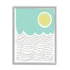Stupell Industries Sun Rising Over Ocean Waves Abstract Dotted Lines view 1