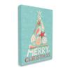 Stupell Industries Merry Christmas Nautical Holiday Tree Beach Polka Dots view 1