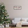 Stupell Industries to Be Jolly Festive Phrase Winter Christmas Nutcrackers, Designed by Jennifer Pugh Black Framed Wall Art, 10 x 24, Off- White view 2