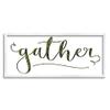 Stupell Industries Gather Sentiment Green Grass Pattern Script Typography view 1