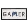 Stupell Industries Gamer Typography Kids' Video Game Controller Sign view 1
