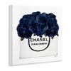 Stupell Industries 'Trendy Chic Navy Blue Roses', Wall Plaque Art, 12 x 12 Inches, Easy to Hang and Sturdy, Made in USA, by Amanda Greenwood view 2
