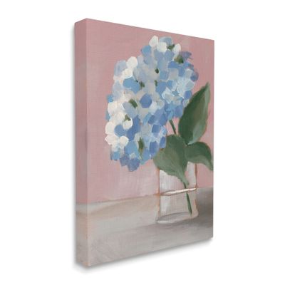 Stupell Industries Contemporary Blue Hydrangea Still Life Floral Stem