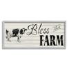 Stupell Industries Bless This Farm Sentiment Traditional Dairy Cow view 1