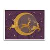 Stupell Industries Reindeers Flying Over Crescent Moon Glam Christmas Sky view 1