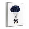 Stupell Industries Blue Rose Floral Bouquet Fashion Glam Bow view 2